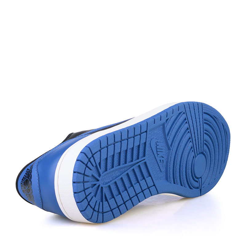 мужские синие кроссовки Jordan 1 Low Retro OG 705329-004 - цена, описание, фото 4
